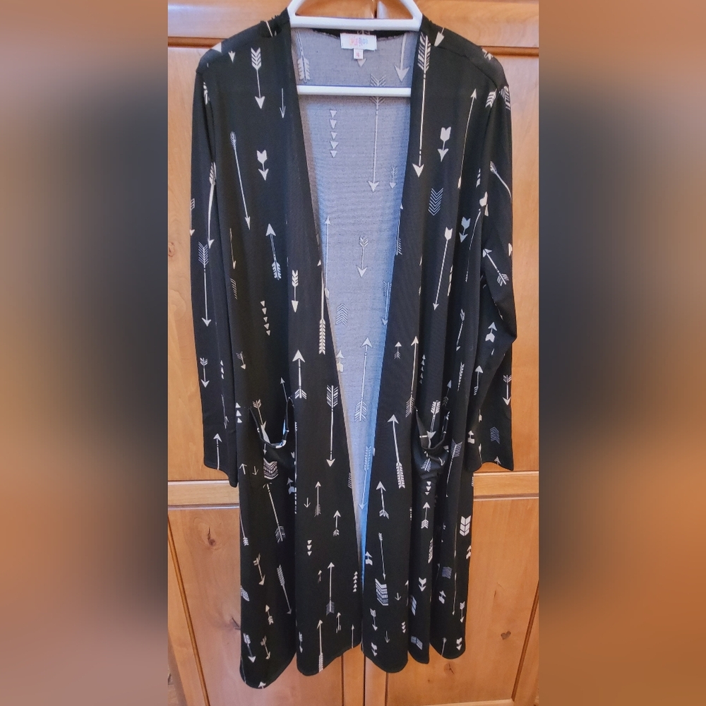 NWOT | LuLaRoe Sarah Cardigan Duster Arrow Print